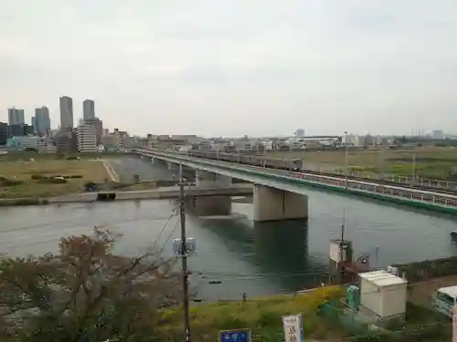 多摩川浅間神社の景色