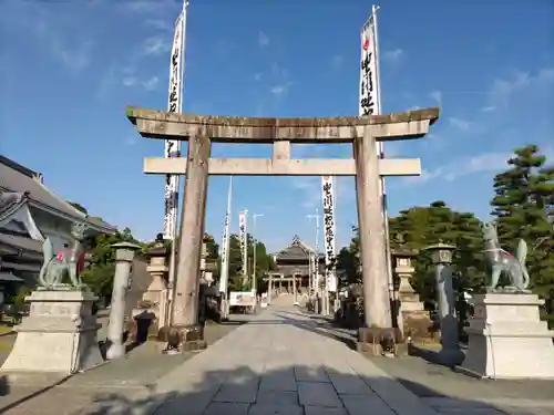 豊川閣　妙厳寺の鳥居