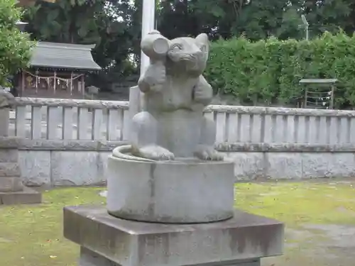 北新羽杉山神社の狛犬