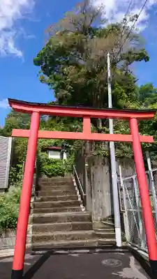 東山稲荷神社の鳥居