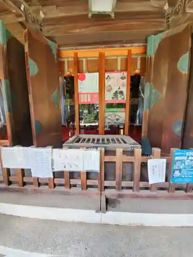 朝日森天満宮の本殿・本堂