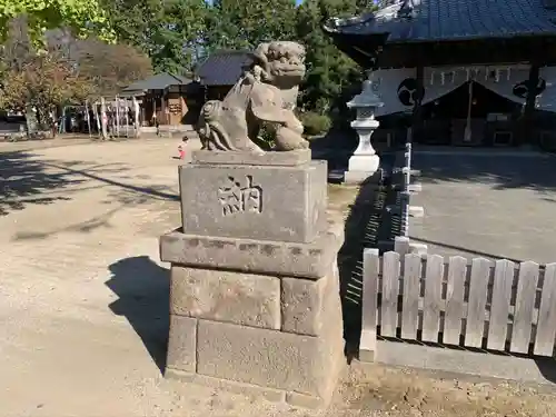 上高野神社の狛犬