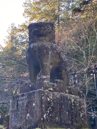 北口本宮冨士浅間神社の狛犬