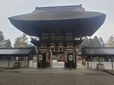 沙沙貴神社の山門・神門