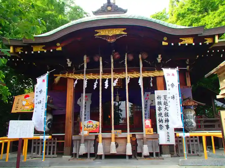 鎮守氷川神社の本殿・本堂