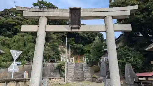 龍口明神社（元宮）の鳥居