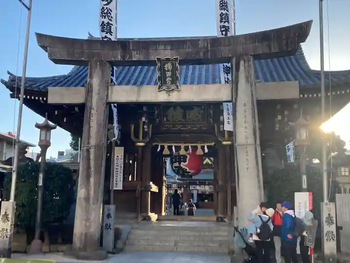 櫛田神社の鳥居