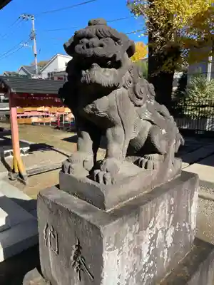 白山神社の狛犬