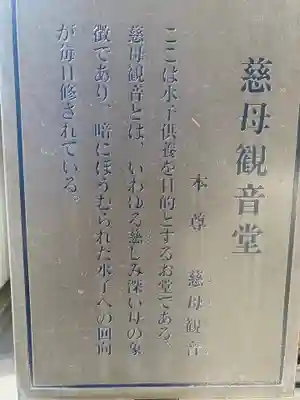 慈母観音像の説明