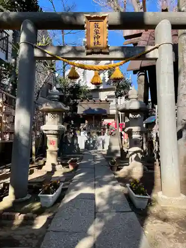 高円寺氷川神社の鳥居