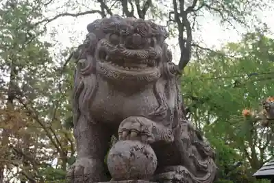 田村神社の狛犬