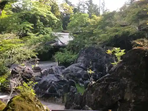 石山寺の庭園