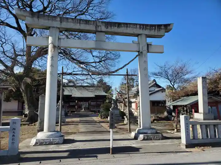 島田八坂神社の鳥居