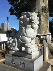 守谷総鎮守 八坂神社の狛犬