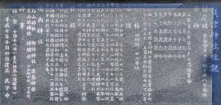 貝津神社の歴史