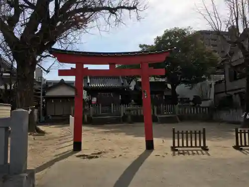 秋葉社の鳥居