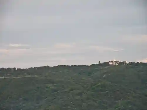 石清水神社の景色