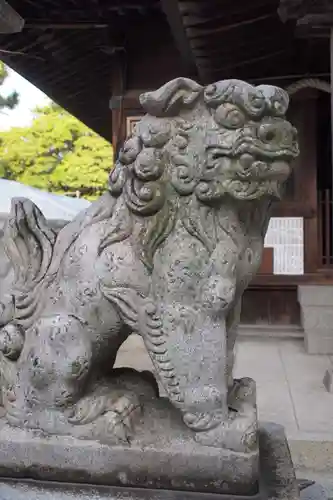 鳥飼八幡宮の狛犬