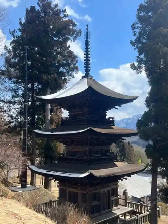 国宝 大法寺(長野県)