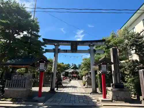 五泉八幡宮の鳥居