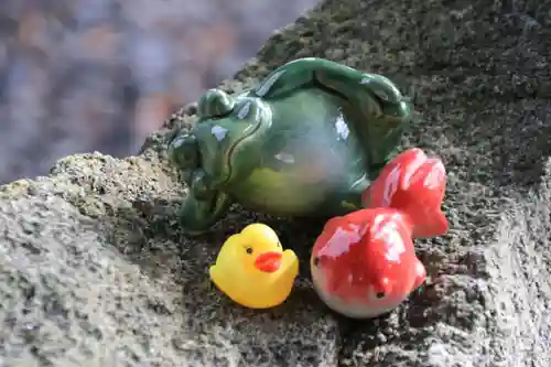 阿久津「田村神社」（郡山市阿久津町）旧社名：伊豆箱根三嶋三社の手水舎