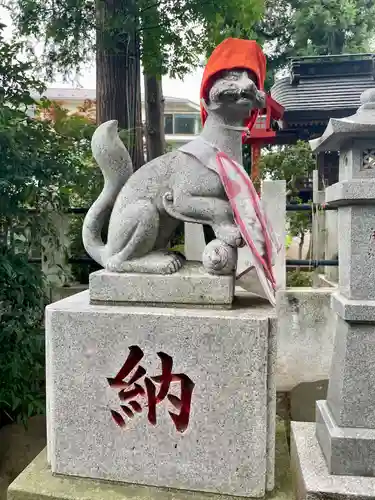 須黒稲荷神社の狛犬