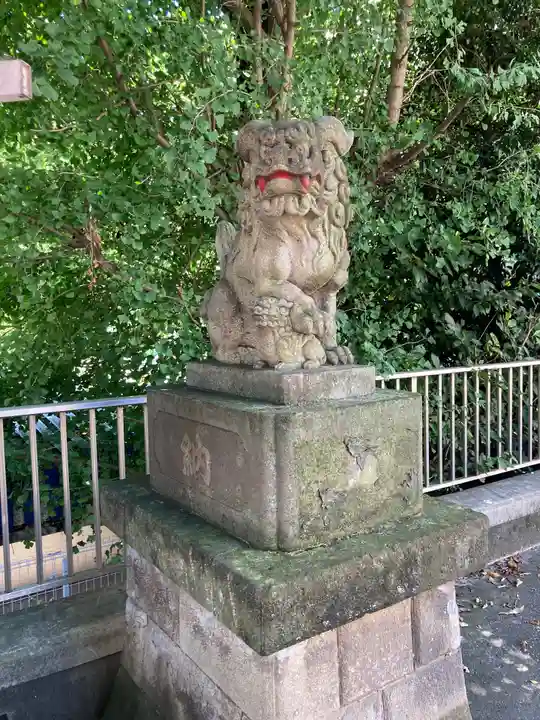 品川貴船神社の狛犬