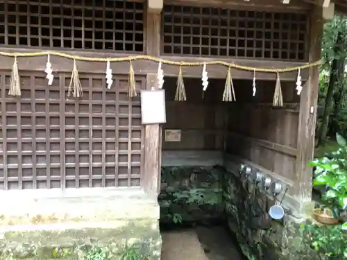 宇治上神社の手水舎
