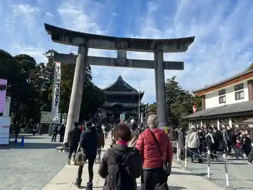 豊川閣　妙厳寺の鳥居