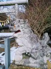 神明社の狛犬