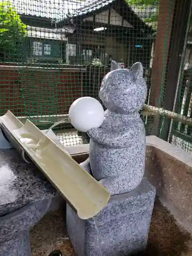 白山神社の手水