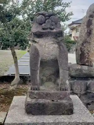 神明社の狛犬