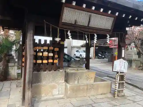 菅大臣神社の手水舎