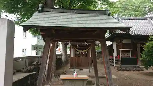 新町諏訪神社の手水舎