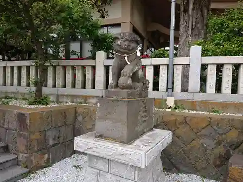 諏訪神社の狛犬