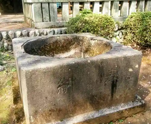 堀口天満天神社の手水舎