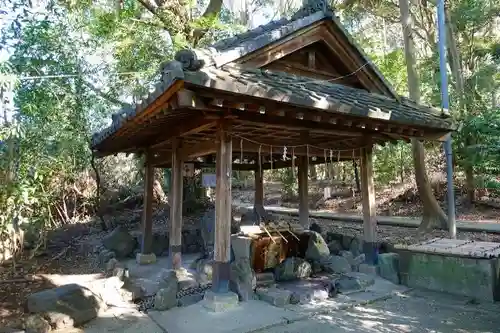 水度神社の手水舎