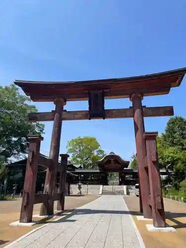 饒津神社の鳥居