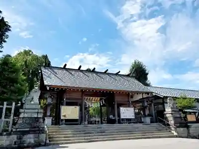 開成山大神宮の山門・神門