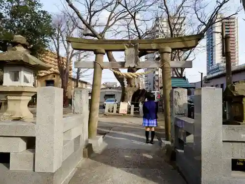 阿邪訶根神社の鳥居