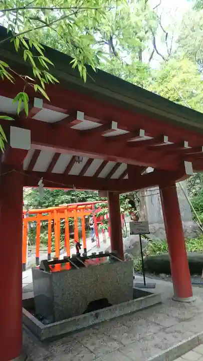 來宮神社の手水舎