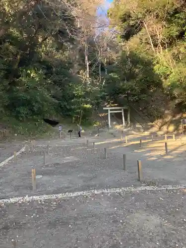 法華堂跡（源頼朝墓・北条義時墓）の鳥居