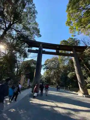 明治神宮の鳥居
