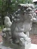 智恵文神社の狛犬