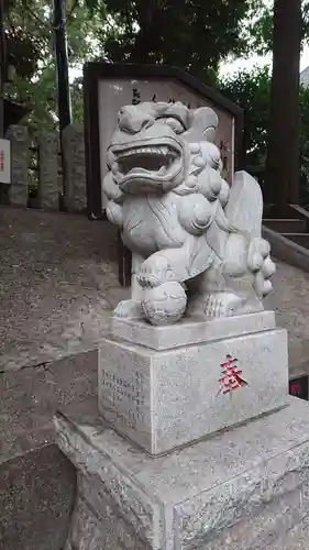 自由が丘熊野神社の狛犬