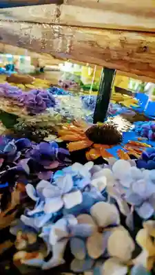 検見川神社の手水舎