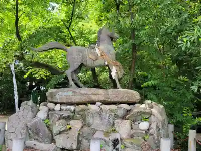 萱津神社の狛犬