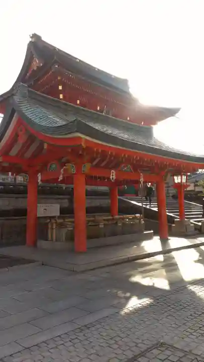 伏見稲荷大社の手水舎