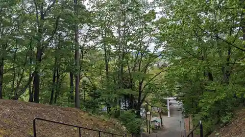 温根湯神社の景色