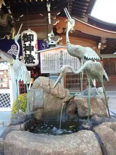 櫛田神社の狛犬